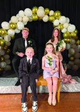 Dakota Valley high school crowned Seth Reinhardt as their homecoming king and Zahria de Beer as their homecoming queen on Monday, September 28, 2026. Prince Avyen Fender and Princess Lauren Schilling were the crown bearers. Photo by Kelly Riibe • times2reporter@gmail.com