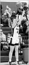Ashley Brewer drains one of her 4 3-pointers against the Madison Bulldogs Dec. 10. Photo by Peterman Sports Photography stevepeterman5@gmail.com