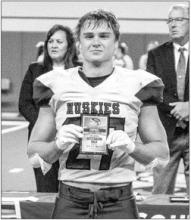 Senior Ben Swatek was named Running Back of the Game at the State Championship in November 2022. File photo