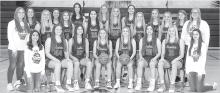 The 2022-23 Huskies for the Girls Basketball team are, front from left, Alexis Ludwigs, Josie Curry, Danica Torrez, Alyssa Chytka, Hannah Nearman, Linley Schmitz, Grace Peed and Chloe Niles; middle, Grace Schuh, Molly Geary, Skyler Stein, Courtney Brewer, Elise Fornia, Makinley Hammitt, Kaitlyn VanRoekel and Teri Moreland; and back, Cera Schmitz, Paige Jacobs, Chloe Hunter, Bentlee Kollbaum, Ashley Brewer, Kylee Pierce and Samantha Marx. Photo by Peterman Sports Photography • stevepeterman5@gmail.com
