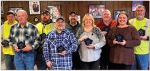 Union County’s 15-20 years of employment employees were recognized. They are, front from left, Milton Ustad, Myron Hertel, Debra Severson and Tina Knudson; and back, Josh Homandberg, Derek Lykken, Jerry Buum, Jerry Miller and Larry Clark. Submitted photo