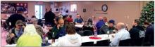 The North Sioux City Senior Citizens Center was full Sunday, Dec. 11 with people enjoying a pancake breakfast provided by American Legion Post 319 members. Photo courtesy of Lisa Schenzel