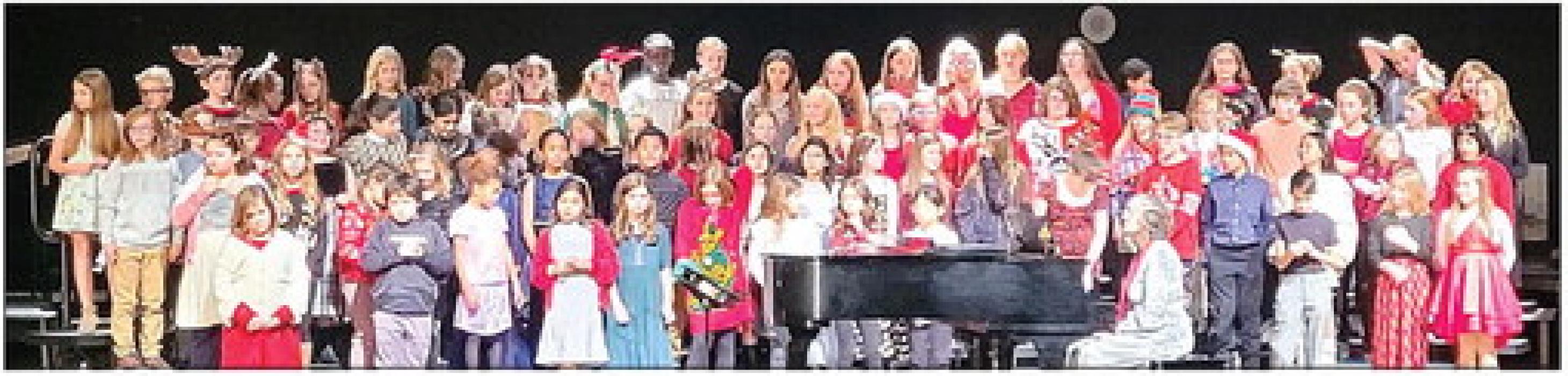 The 4th-6th Choir sang the finale song at the middle school holiday concert on Dec. 1. Photos by Kelly Riibe times2reporter@gmail.com