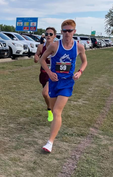 Joe Cross at mile 1 of the Heartland Preview Submitted photo