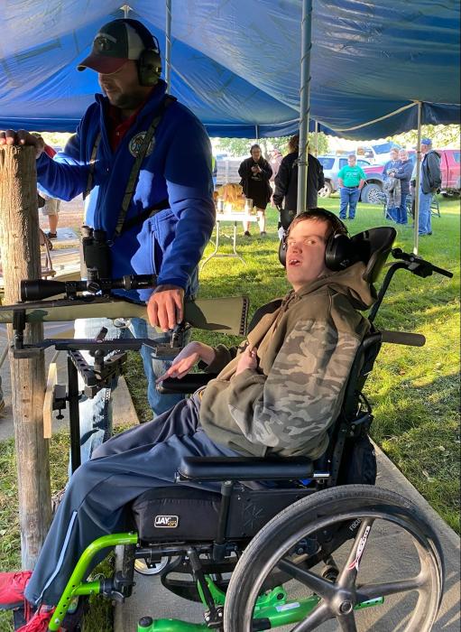 Thomas Kosinski is gearing up for another hunting adventure through the PDR Disabled Youth organization. Submitted photo