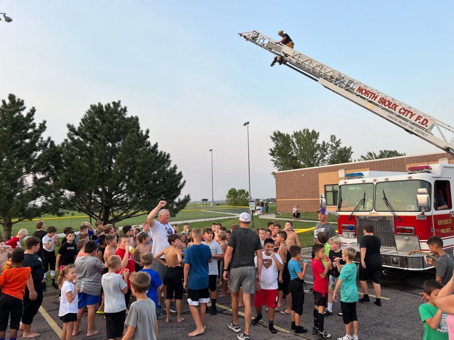The Purple Panthers boys football program, for DV students in 3rd-6th grade, had their annual watermelon feed after practice on Thursday, Sept. 8