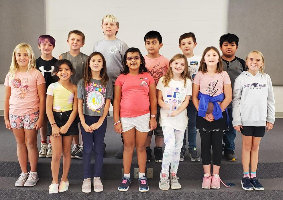 Maloney’s September Third Grade MVPs were, front from left, Brynnley Becker, Lilya Qutishat, Kiley Ryan, Anisha Gupta, Grace Raymond, Trinity Sherer and Ellie Braunschweig; and back, Liam Chase, Axell Vitito, Mike McCarthy, Darwin Esquivel, Brenton Huser and Shawn Una. Not pictured is Jakai Nelson. Submitted photo