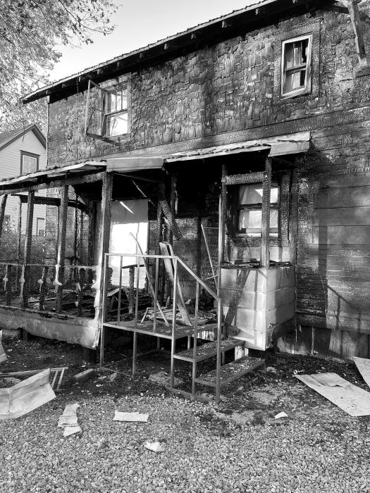 Elk Point Fire Department responded to a call of assistance from the Vermillion Fire Department for a house fire at 607 Cottage Street in Vermillion. Mutual aid was also given by three other fire departments. Submitted photo