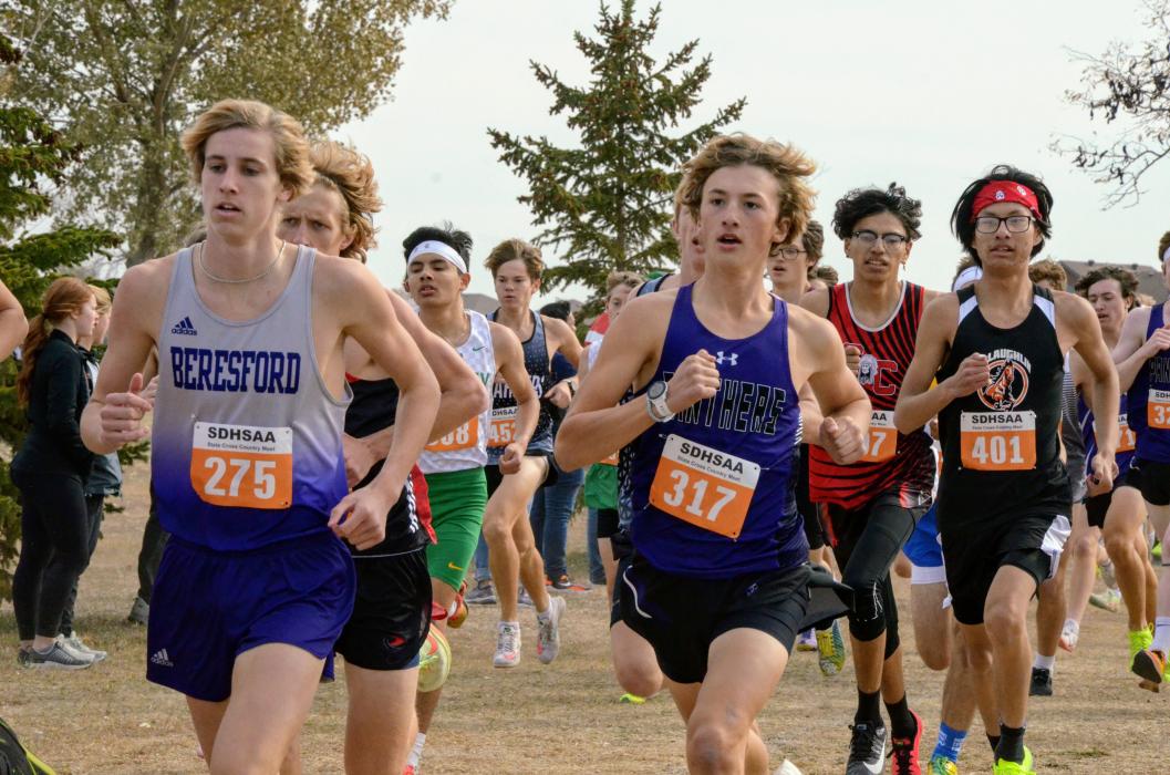 Jack Brown had a great race at the state tournament Oct. 22. He placed 8th individually and helped the Panthers bring home a 5th place finish. Photo by Kelly Riibe • times2reporter@gmail.com