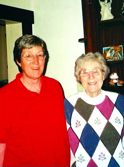 Nancy (Wennblom) Ludwig is pictured with her mother Wilma Wennblom. In 1963, Wilma donated one of her kidneys to Nancy. Submitted photo