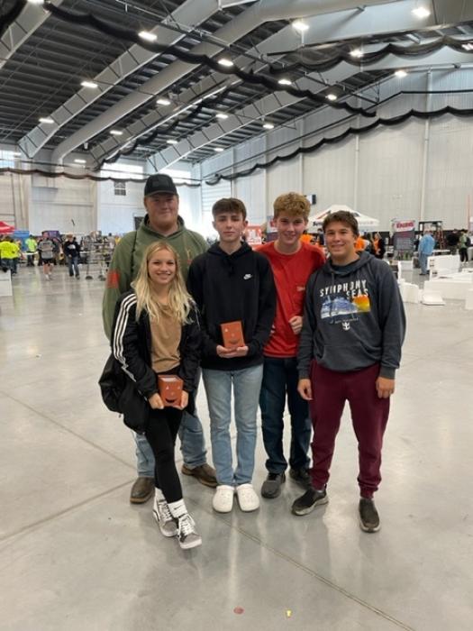 Dakota Valley students participated in the Build My Future event Oct. 11. Pictured are Carissa Curtis, Montgomery Parks, Taylor Adams, Harley Rosenbaum and Charlie Powell. Caleb Mullen, also in attendance, is not pictured. Submitted photo