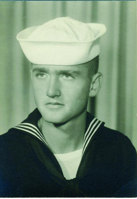 Doug Scott in his naval uniform in 1963. Photo Submitted