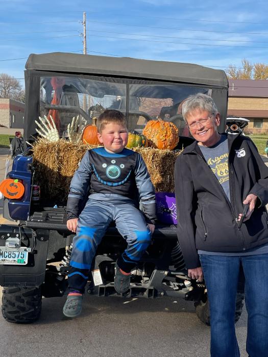 The Skeleton 4-wheeler received 3rd place at North Sioux City Park and Recreation’s Trunk or Treat Oct. 30. Submitted photo