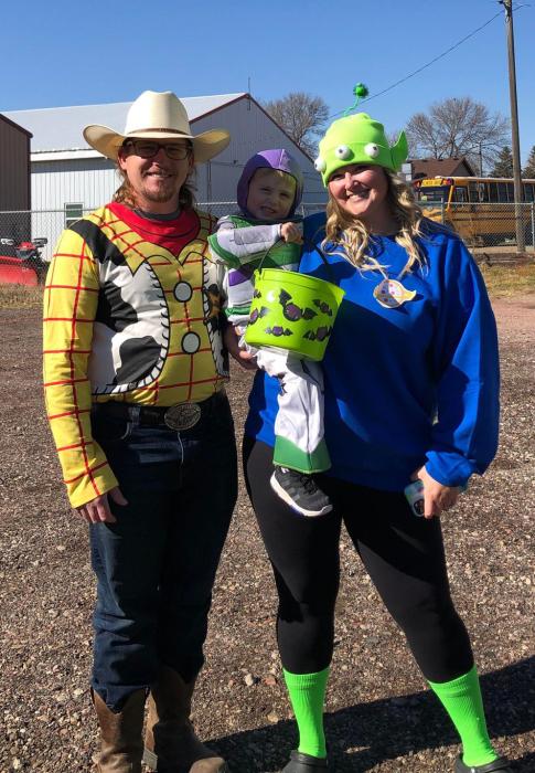 The Andersen family dressed up as the crew from Toy Story. Submitted photo