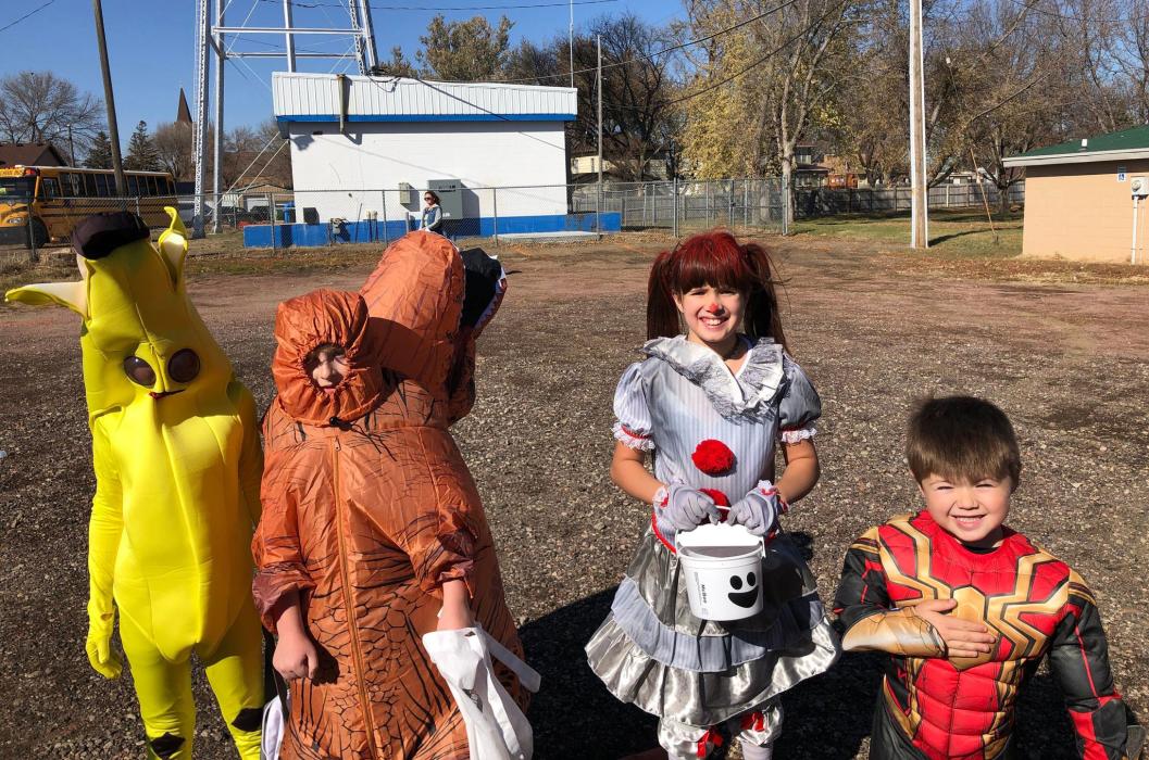 Children were able to participate in various activities including a trunk-ortreat. Submitted photos
