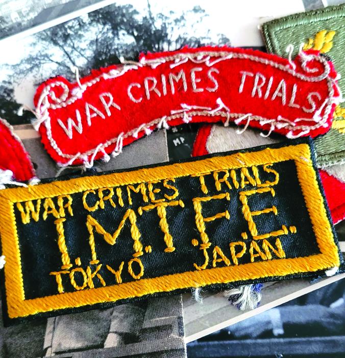 Patches from McDonald’s Military Uniform. Photo by Kelly Riibe