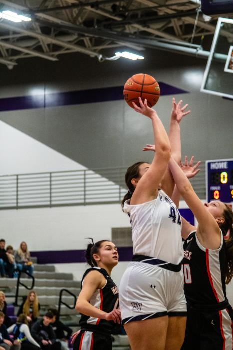 Ella Reifenrath had 6 points against Sergeant Bluff-Luton. Photo by Peterman Sports Photography stevepeterman5@gmail.com