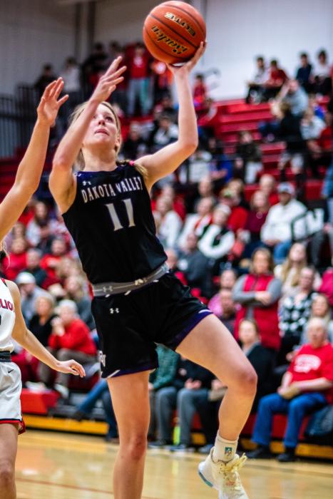 Addie Kleis scored 5 points against Vermillion Feb. 7.