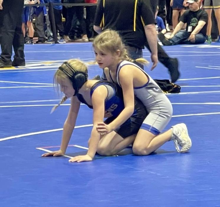 Josie Hutcheson in top position. Submitted photo