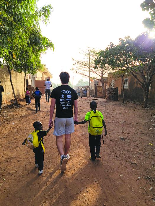 Tyler Schutte in Mali. Submitted photo