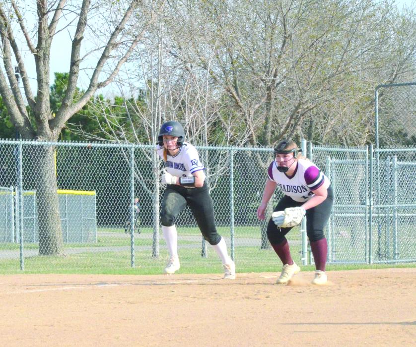 Logan Miller rounds third base and looks to score a run. Photo by Kelly Riibe • times2reporter@gmail.com