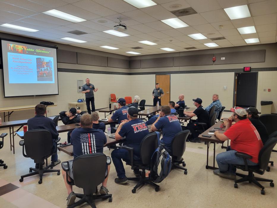 North Sioux City Fire Department training