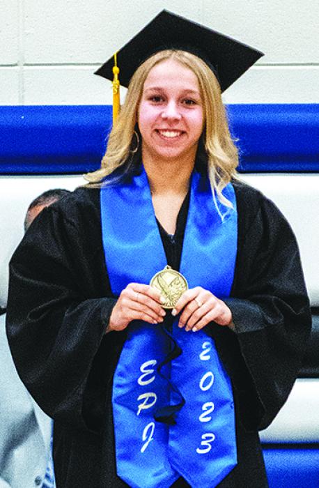 Salutatorian for the Elk Point-Jefferson 2023 graduating class was Piper Stein. Photo by Peterman Photography stevepeterman5@gmail.com