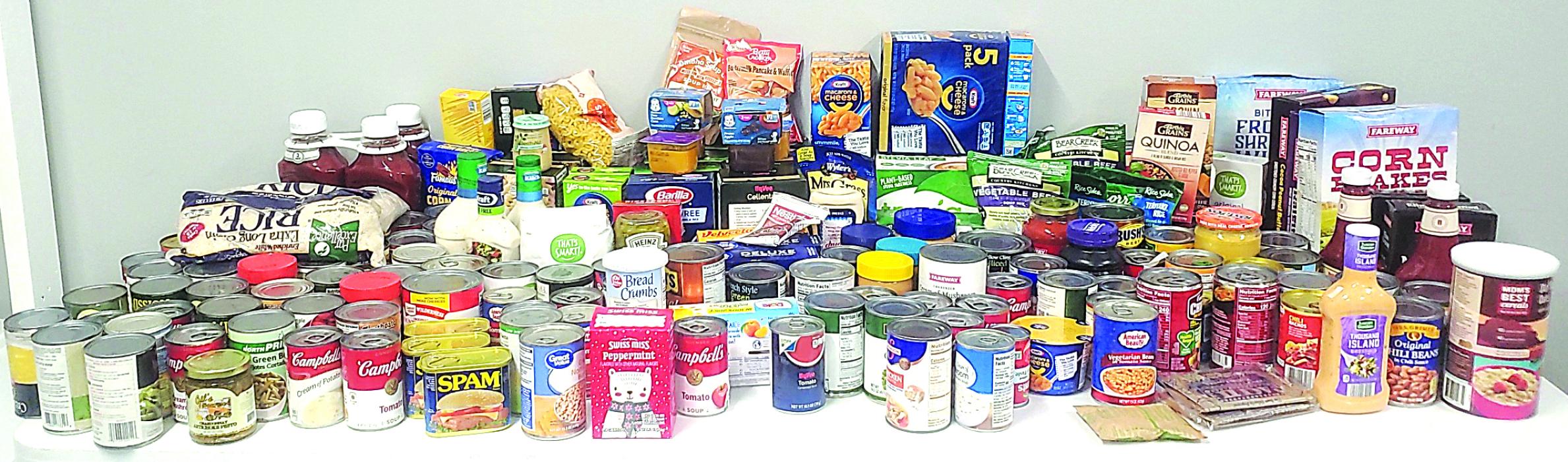 Thanks to the United States Postal Service’s Stamp Out Hunger program, the Elk Point Food Pantry received more shelf stable items to put on their shelves. The Elk Point Post Office and the North Sioux City Post Office both donated their collected items to the pantry. Submitted photos