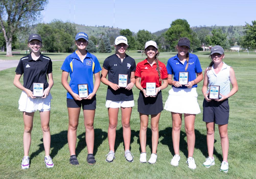 Katie Betsworth was named to the All-Tournament Team with her 3rd place finish at the state tournament. Photo courtesy of South Dakota Public Broadcasting