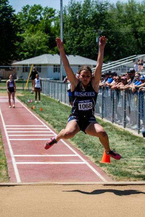 Cera Schmitz garnered a 10th place finish in the triple jump