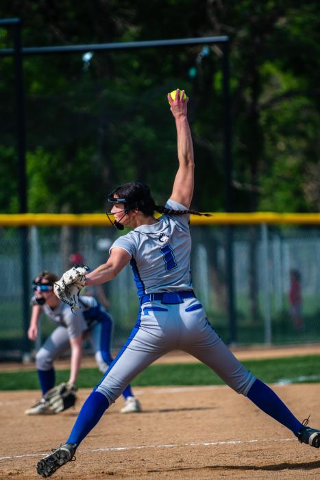 Danica Torrez pitched all 5 innings for the Huskies and struck out 11 batters.