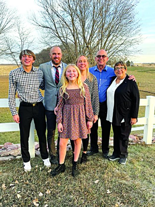 The Ramos family with grandparents. Pictured are, from left, Grady Ramos, James Ramos, Brynn Ramos, Amy Ramos, Ron Ingebrigtson, Jean Ingebrigtson Photo submitted
