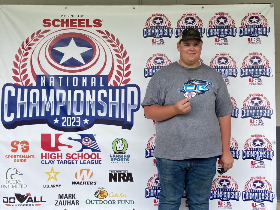 Kale Kriese, a student at Dakota Valley, participated in this year’s USA High School Clay Target League National Championship July 5-10. He placed 103rd and advanced to the second round where he placed 324th.