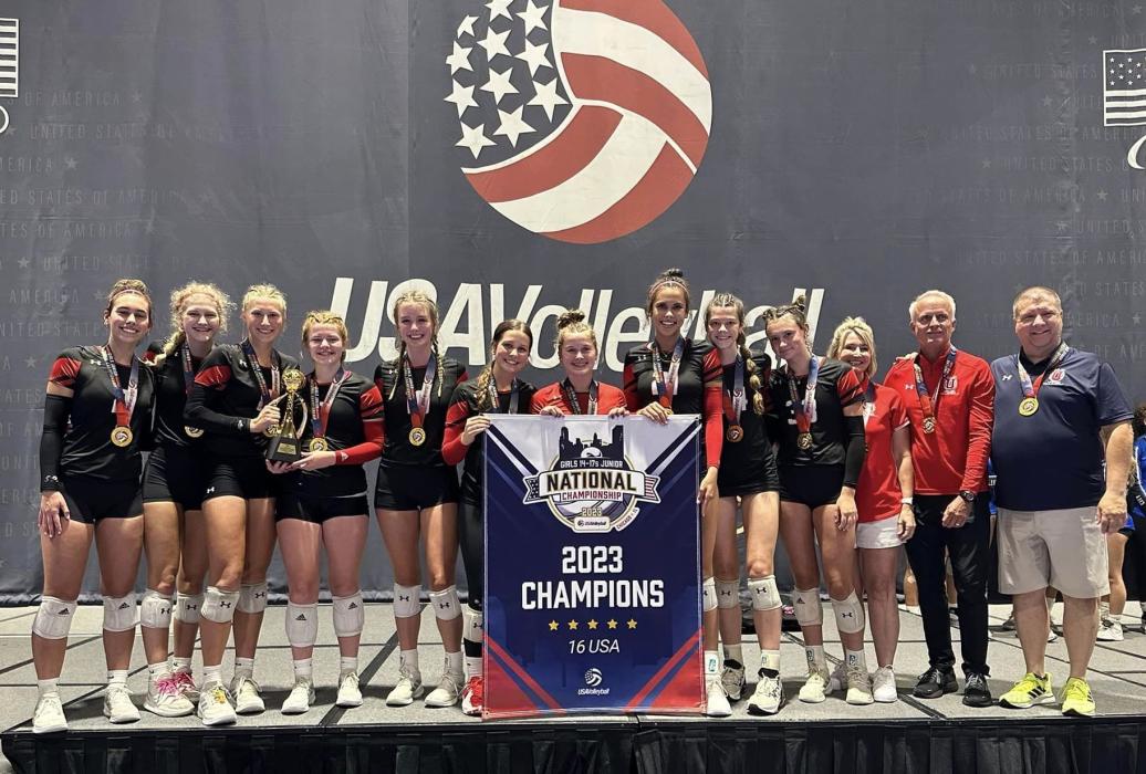 MVP United 16 Red athletes include Bailey Boeve (Hinton), Kinslee Walrod (SC North), Addie Kleis (DV), Maddy Jackson (SC East), Ava Lloyd (SC North), Ireland Jackson (SC North), Maliyah Hacker (Bishop Heelan), Hollie Peterson (SC East), Jadyn Hofmeyer (Unity) and Claire Munch (DV). 16 Red is coached by Rick Pruett, Melissa Smith and Kam Smith. Submitted photo