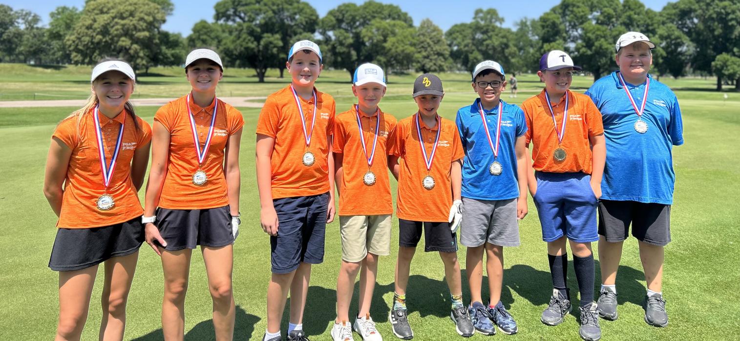The Warriors were named the champions.Their team consisted of, from left, Millie Squier, Ava Squier, Jonas Vaske, Jordy Mousel, Andrew Griffus, Zavier Thieman, Isaac Griffus and Owen Tooley.