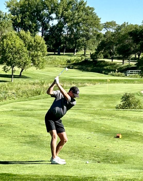 Dylan Lukken shot an 80 to tie for 7th place at the Madison Invite. Submitted photo
