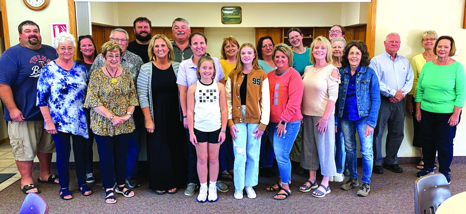 Friends Feast was served Sept. 11 by the Immanuel and St. Paul Lutheran churches. The meal consisted of taverns, baked beans, chips, and a brownie. The 28 volunteers helped serve 153 meals. The next Friends Feast will be provided by the Elk Point-Jefferson Staff. Submitted photo