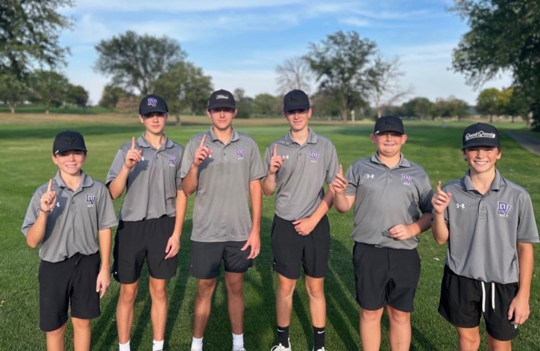 The JV Panther Boys Golf team were named Conference Champs. Pictured are, from left, Atti Slater, Jack Neeser,Wyatt Eckhardt,Will Freebern, Logan Brandon and Cam Colt. Submitted photo