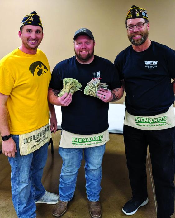 The Elk Point American Legion Post 134 and VFW donated $500 each, totaling $1,000, to Unrivaled Tradition Outdoors in help to sponsor their 2023 Veterans Hunt. Submitted photo