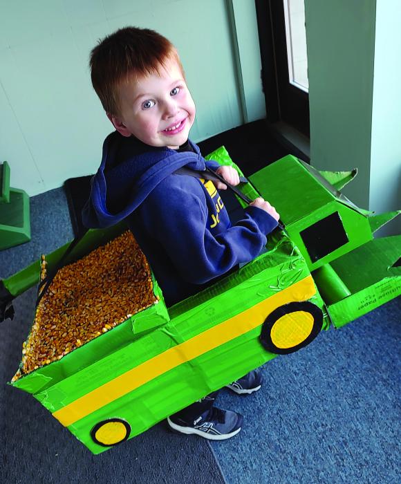 this little farmer was out harvesting for some candy. Photos by Shannon Jost • timesleader1@gmail.com