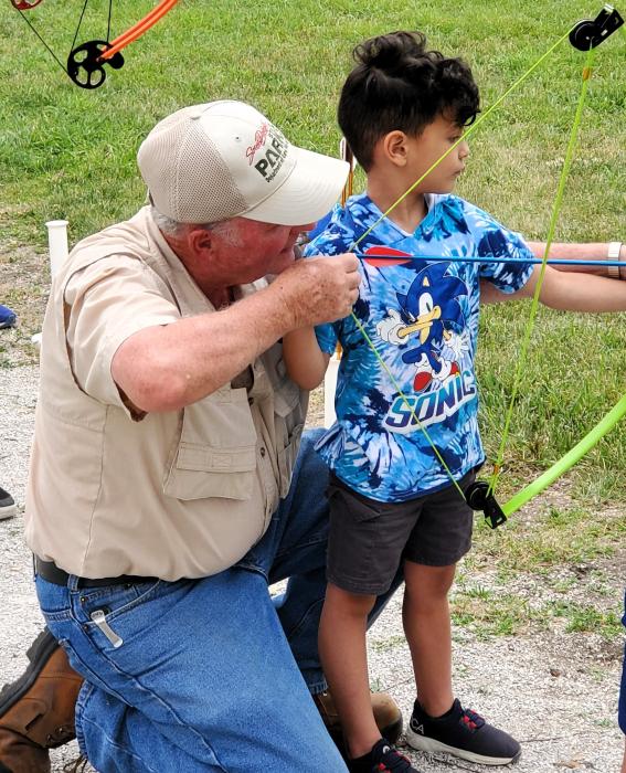 Norb Ruhland has been teaching archery for different age groups at Adams Homestead and Nature Preserve for approximately the last six years. He helped develop the archery range into what it is today. Because of this dedication, Ruhland received the National Shooting Sports Award. Submitted photo