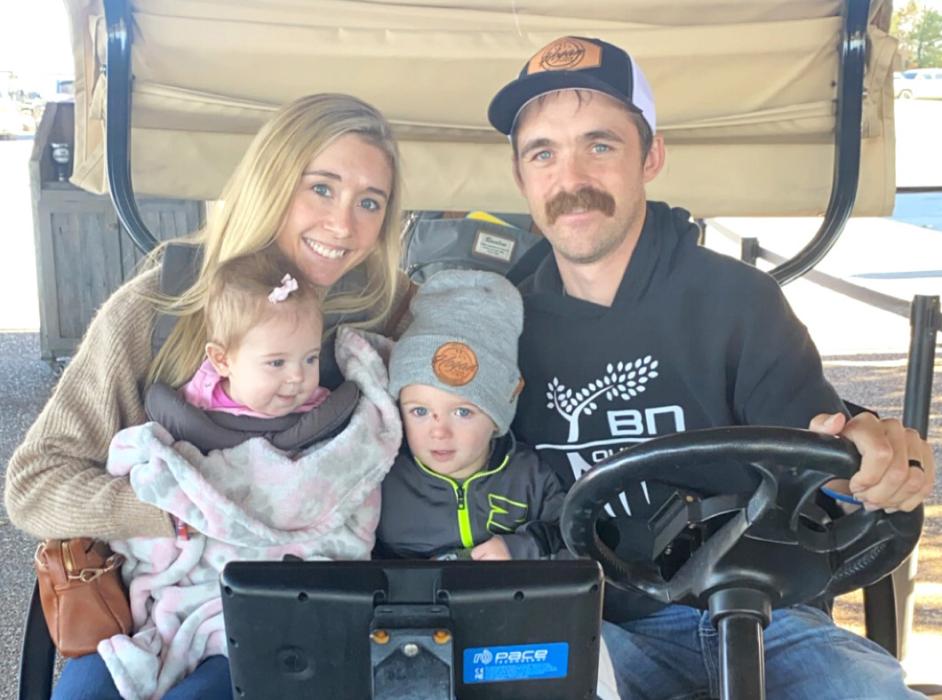 Justin Hogan was diagnosed with ALS in May 2022. A Cornhole Tournament Fundraiser will be held on Feb. 17 at The Pointe to help benefit Hogan with medical expenses. Submitted photo