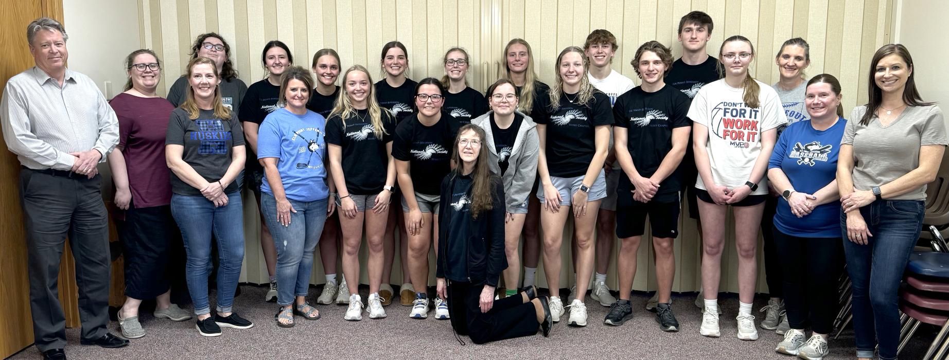 The Elk Point-Jefferson National Honor Society (NHS) served the March Friends Feast on March 11