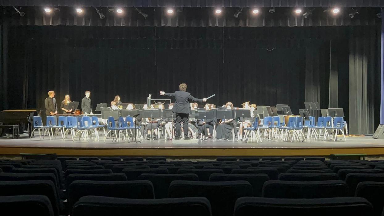 The Elk Point-Jefferson High School Band received a superior rating at the Vermillion High School for the Region 1 Large Group Music Contest April 3. Submitted photo