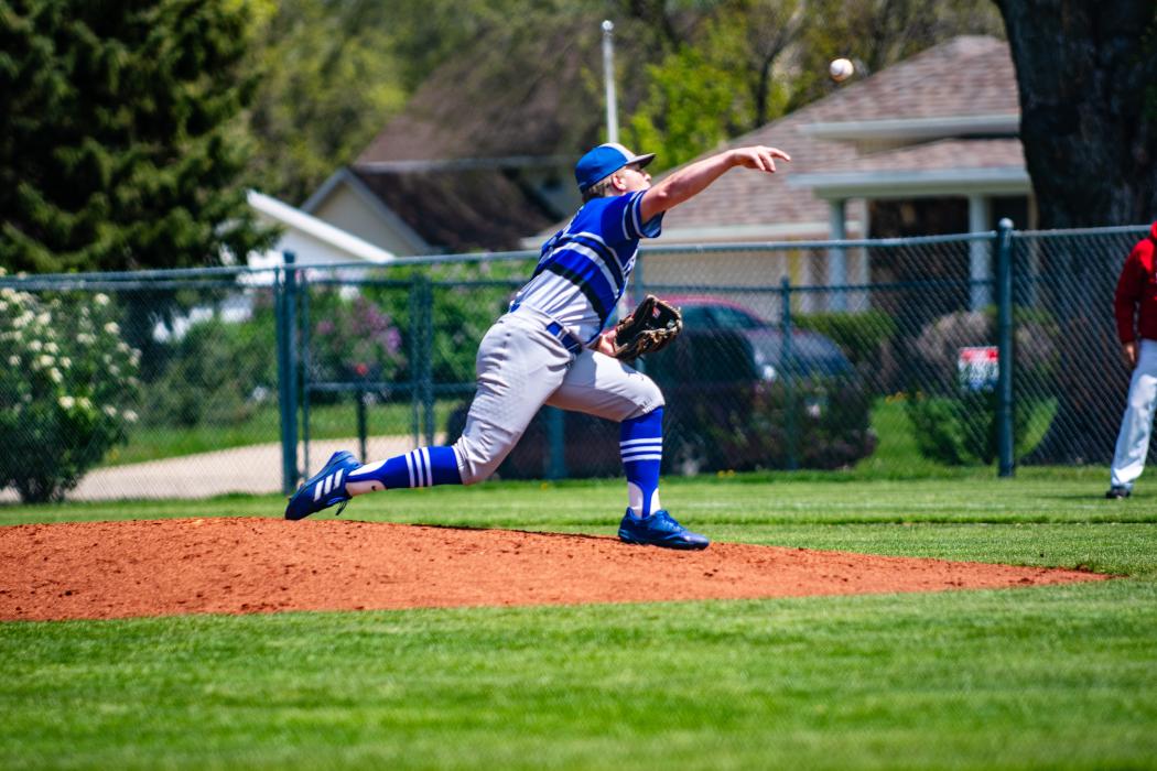Wyatt Herrity on the mound May 1 against Beresford/Alcester-Hudson. Photo by Peterman Sports Photography • stevepeterman5@gmail.com