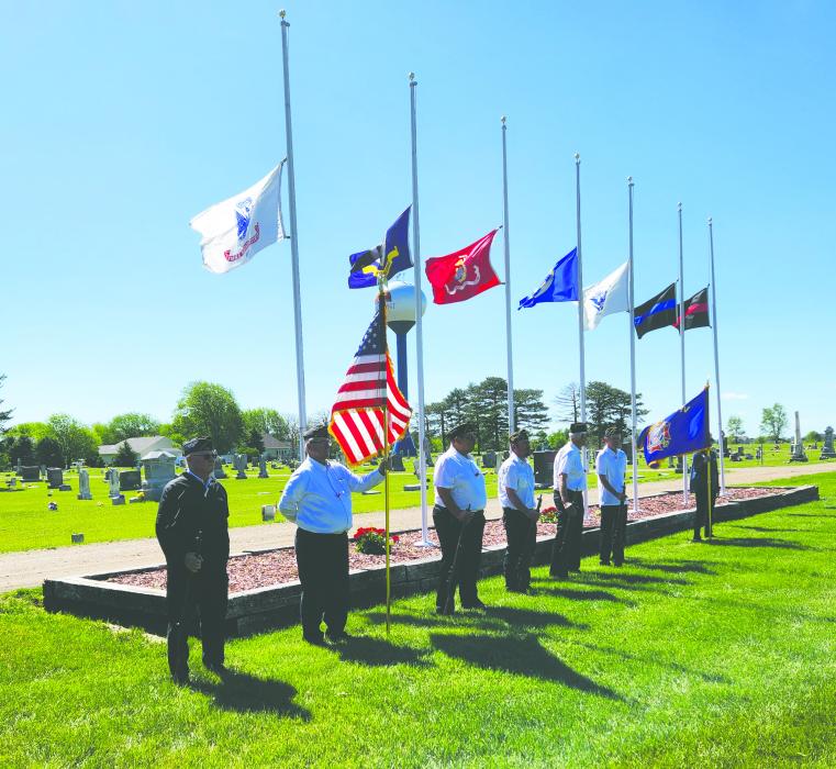 American Legion Post 134, VFW Post 915 and Auxiliary, Boy Scouts, and the Elk Point-Jefferson music department participated in services held at St. Peter’s Catholic Church in Jefferson and at the Elk Point Cemetery on May 27, 2024.