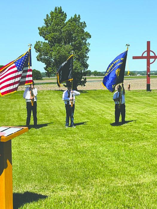 North Sioux City Two Rivers American Legion Post #319 held Memorial Day services at McCook Cemetery and Civil Bend Cemetery on May 27, 2024. Submitted photos by Deanna Jacobs.