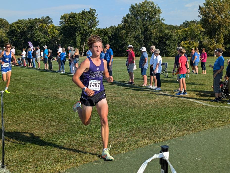 Jack Brown, a DV senior, blew away the competition in his 5K race on September 17, 2024. Photo by Kelly Riibe • times2reporter@gmail.com