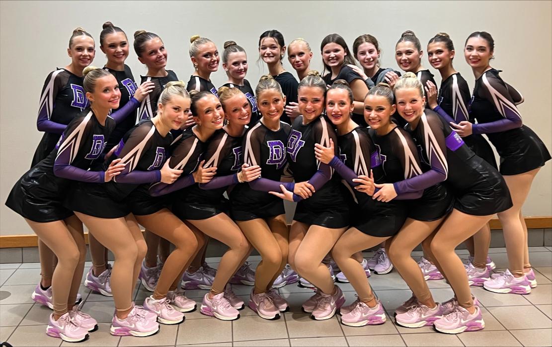 Dakota Valley’s dance team won top honors in their first invite of the season, on September 5, 2024, at Mitchell, SD. Back Row from left: Christine Daniels, Ashley Jelkin, Isabella Burhoop, Josie Hall, Elizabeth Avery, Jenna Burns, Adalie Major, Kyla Bacan, Thea Akre, Payton Bernard, Lily Sorenson, and Sofia Carrigan. Front Row from left: Marissa Loe, Alex Nelson, Suri Uhl, Sammy Pollema, Ava Merchant, Bridget Saltzman, Zahria DeBeer, Gracie Hamilton, and Candace Irwin. Submitted photo