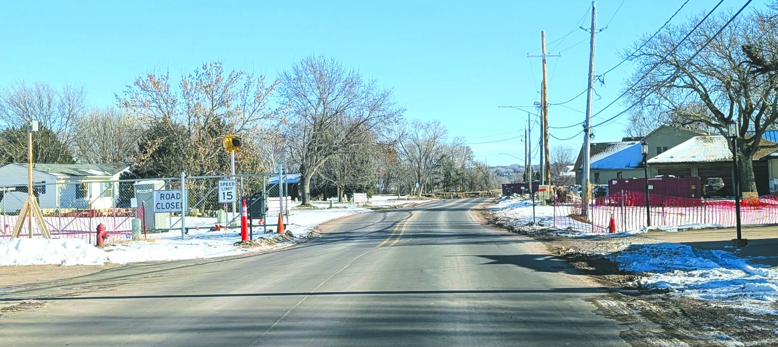 The gates will remain open on Northshore Drive now that demolition and removal is complete. Motorists are asked to use extra caution while using the road. Photo by Kelly Riibe • times2reporter@gmail.com